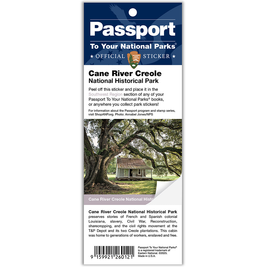 Cane River Creole NHP Passport Sticker — America's National Parks