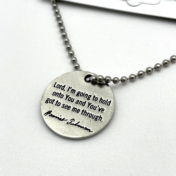 Harriet Tubman “Hold On” Ring Charm