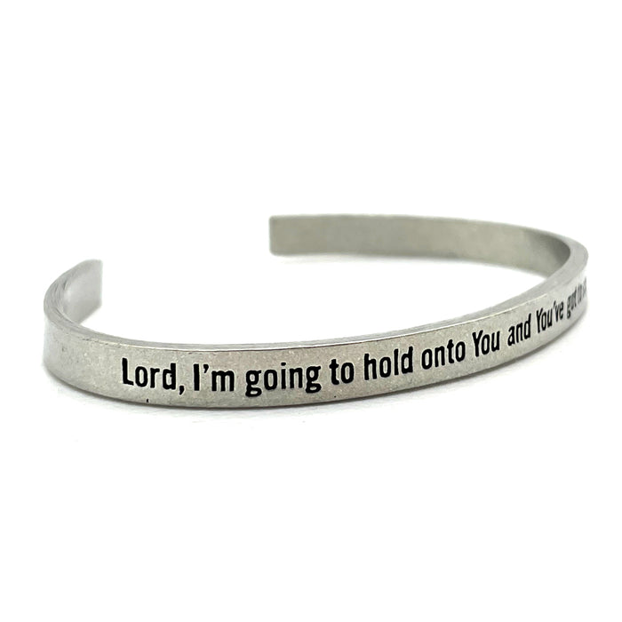 Harriet Tubman “Hold On” Inspirational Cuff Bracelet