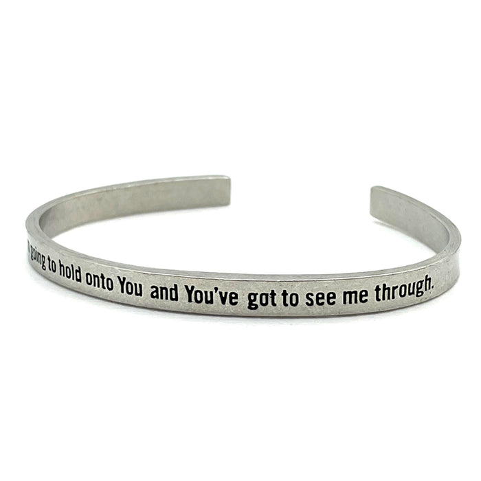 Harriet Tubman “Hold On” Inspirational Cuff Bracelet
