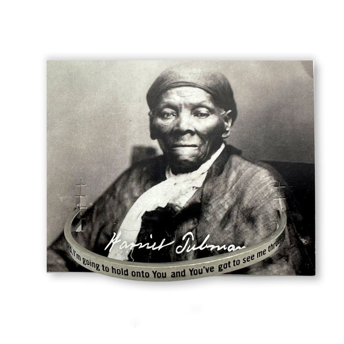 Harriet Tubman “Hold On” Inspirational Cuff Bracelet