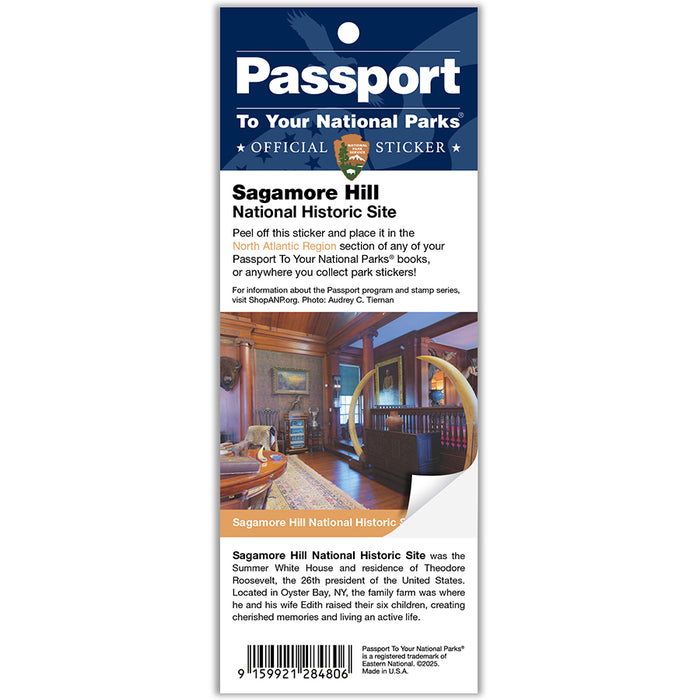 Sagamore Hill NHS Passport Sticker