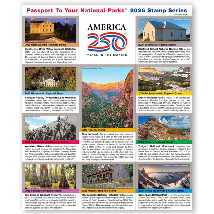 2026 Passport® Stamp Set