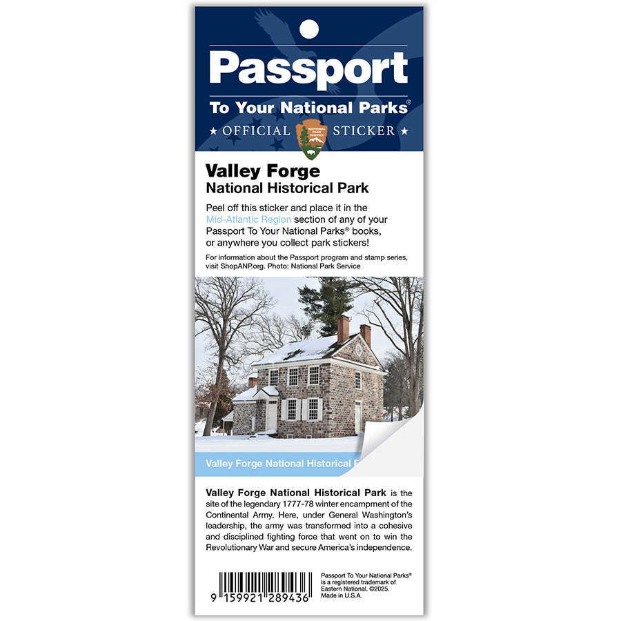 Valley Forge NHP Passport Sticker — America's National Parks