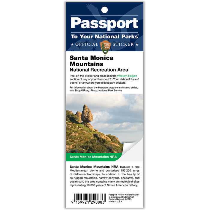 Santa Monica Mountains NRA Passport Sticker