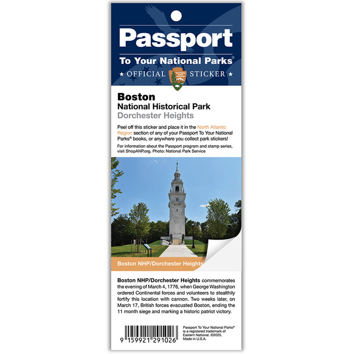 Boston NHP / Dorchester Heights Passport Sticker