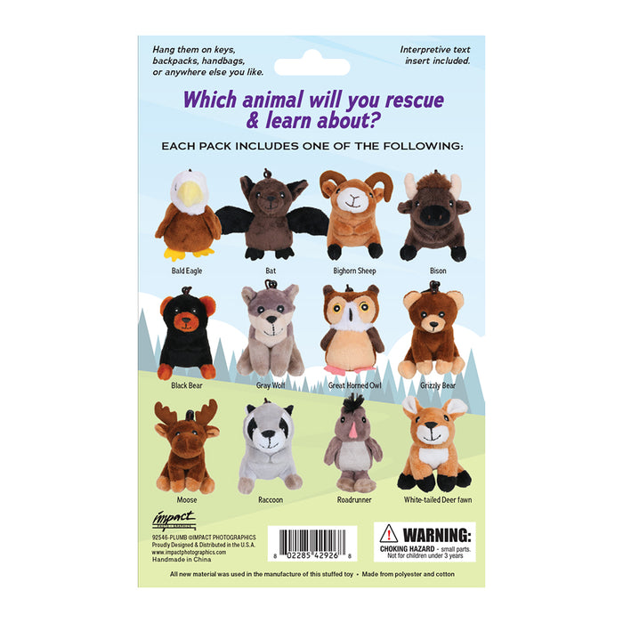North American Wildlife Mini Mystery Plush