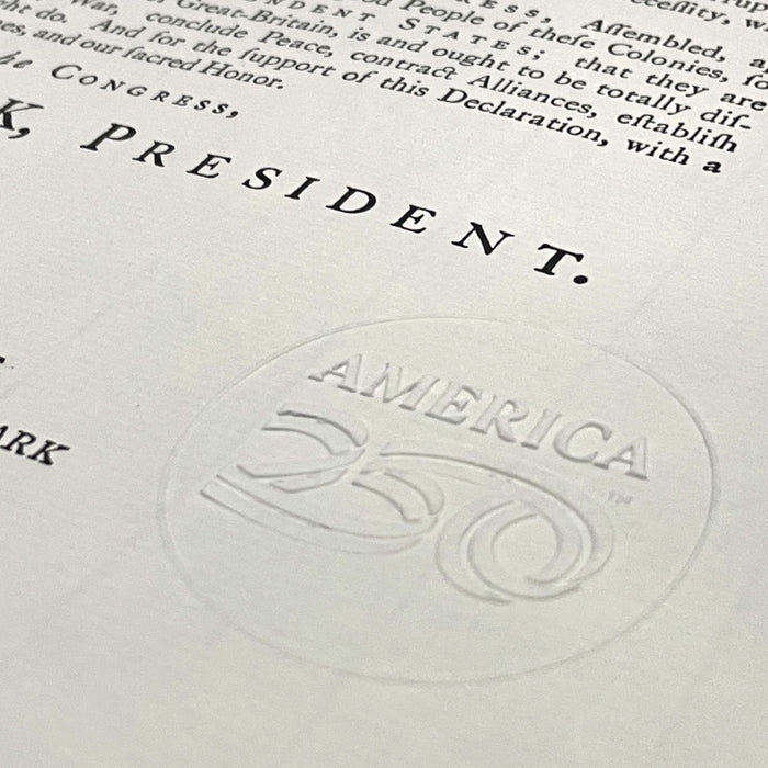 America250™ Declaration of Independence