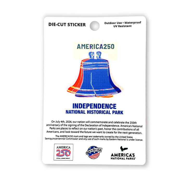 America 250™ Independence National Historic Park Die Cut Sticker