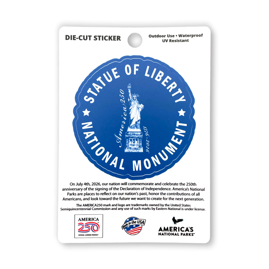 America250™ Statue of Liberty National Monument Die Cut Sticker