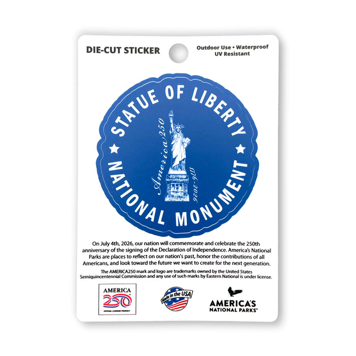 America 250™ Statue of Liberty National Monument Die Cut Sticker