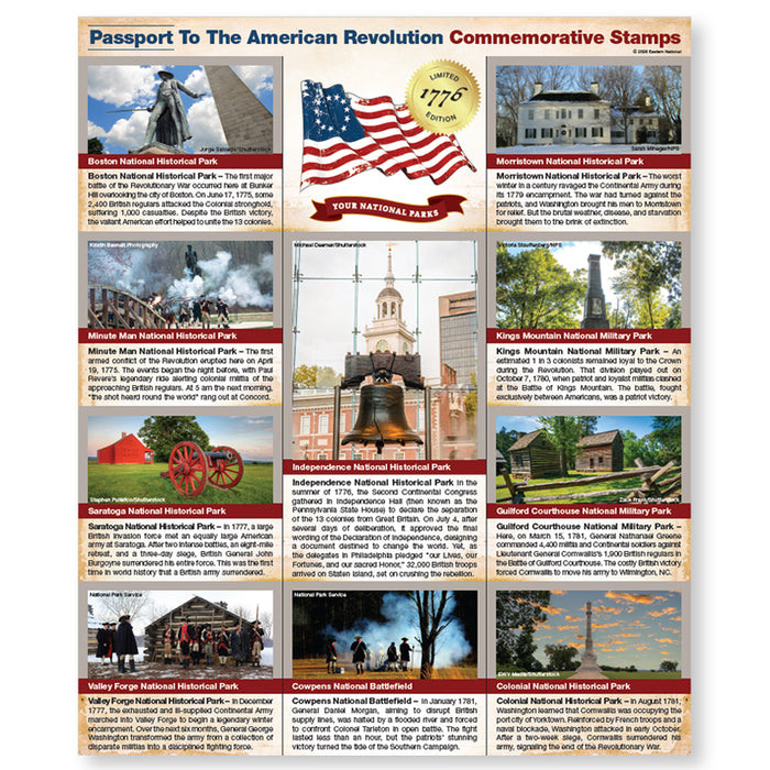Passport To The American Revolution Commemorative Stamp Set