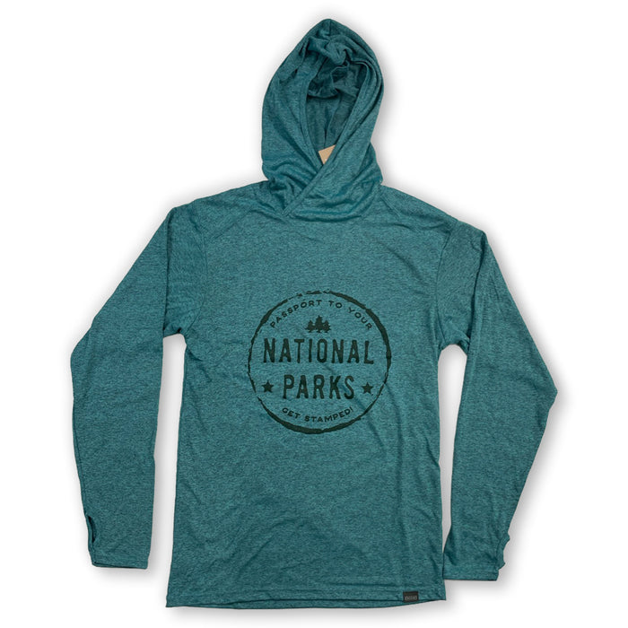 Passport Cancellation Unisex Seafoam Hoodie