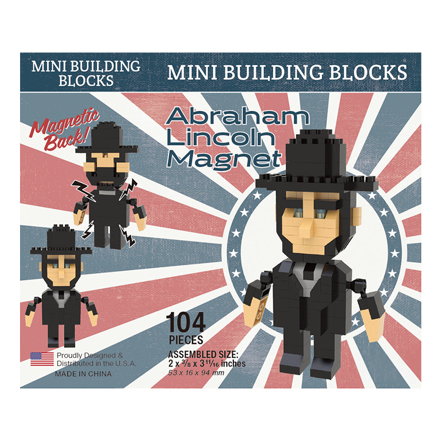Abraham Lincoln Magnet Mini Blocks — America's National Parks