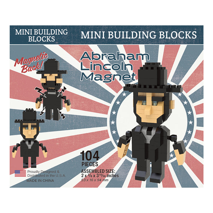 Abraham Lincoln Magnet Mini Blocks