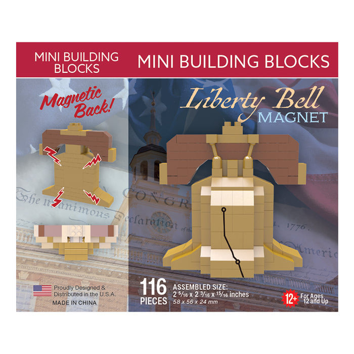 Liberty Bell Magnet Mini Blocks