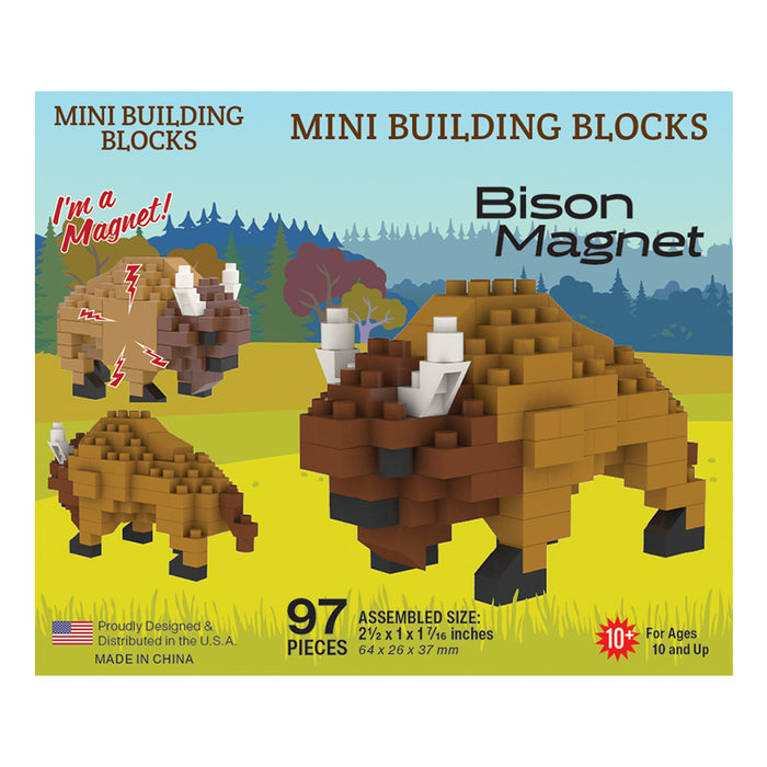 Bison Magnet Mini Blocks