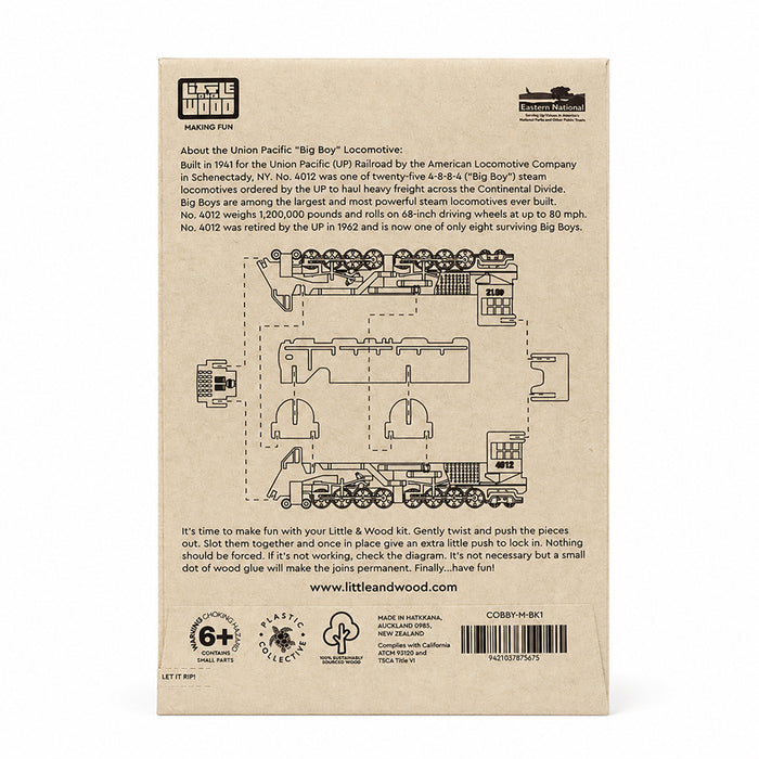 Big Boy No. 4012 3D Wooden Kitset