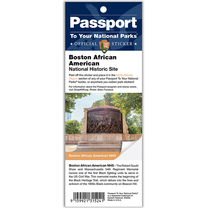 Boston African Americans NHS Passport Sticker