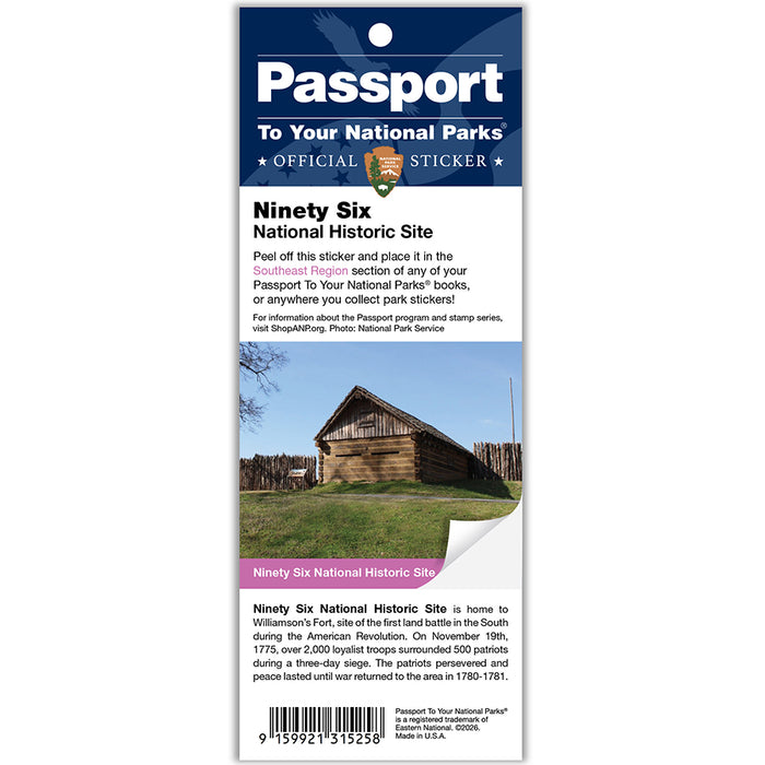 Ninety Six NHS Passport Sticker