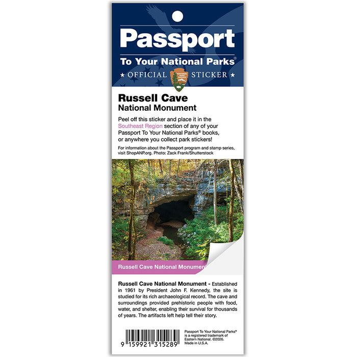 Russell Cave NM Passport Sticker