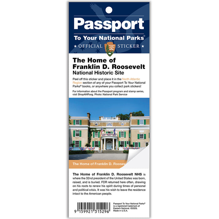Home of Franklin D. Roosevelt NHS Passport Sticker
