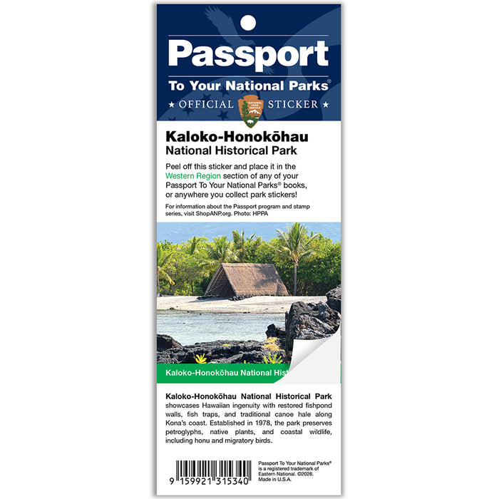 Kaloko-Honokōhau NHP Passport Sticker