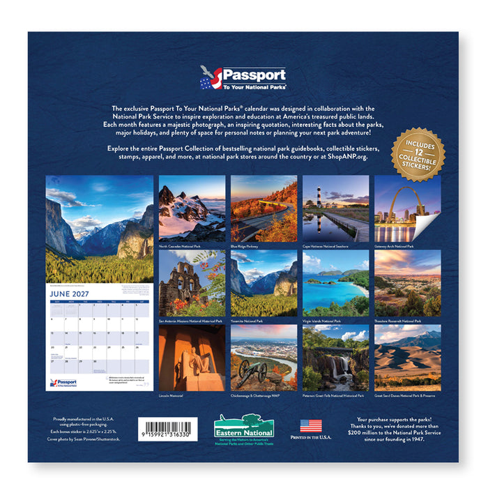 Passport To Your National Parks® 2027 Calendar