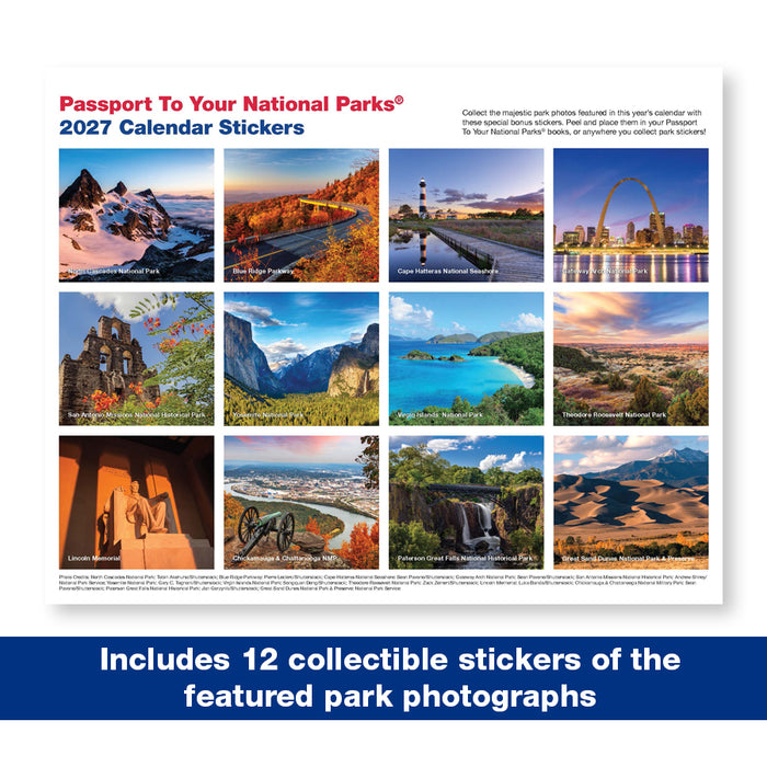 Passport To Your National Parks® 2027 Calendar