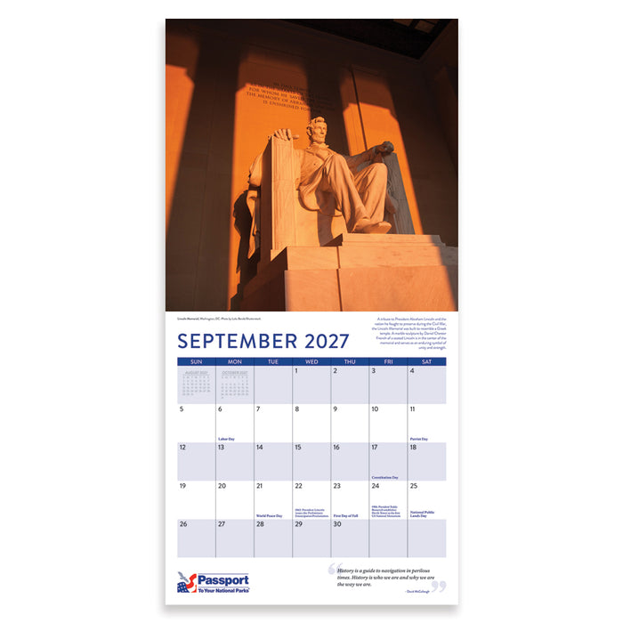 Passport To Your National Parks® 2027 Calendar