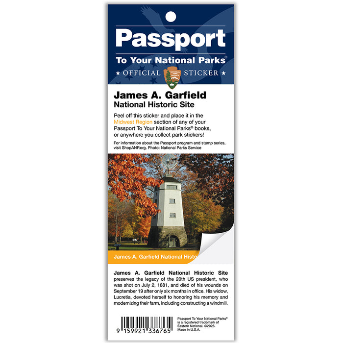 James A. Garfield NHS Passport Sticker