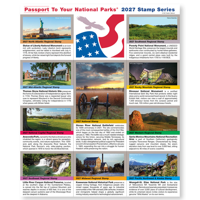 2027 Passport Stamp Set