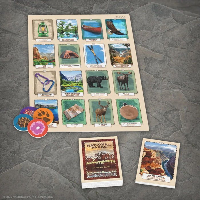 National Parks - A Lotería Game