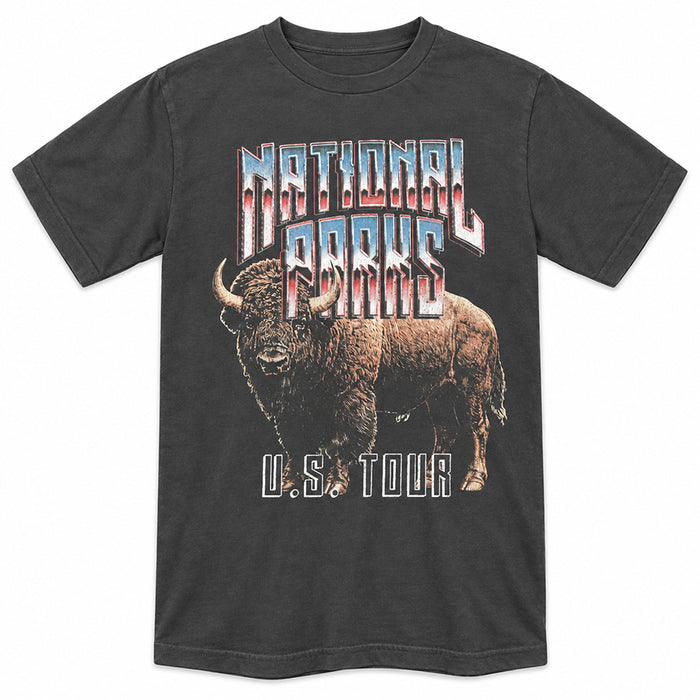 Bison National Parks U.S. Tour T-Shirt