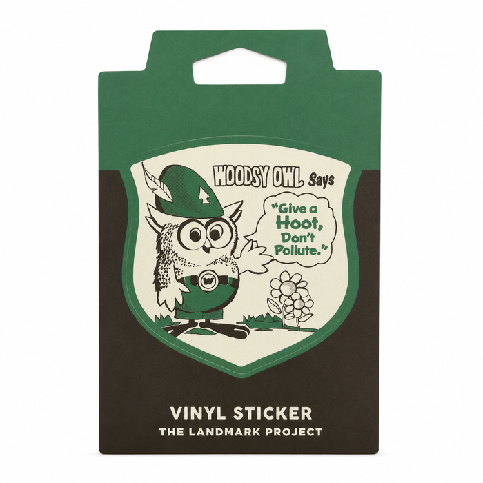 Give A Hoot Vinyl Sticker