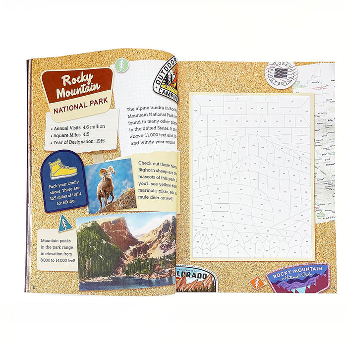 Sticker by Number America's National Parks: Fusion of Paint-by-Number and Sticker Fun