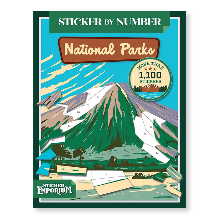 Sticker by Number America's National Parks: Fusion of Paint-by-Number and Sticker Fun