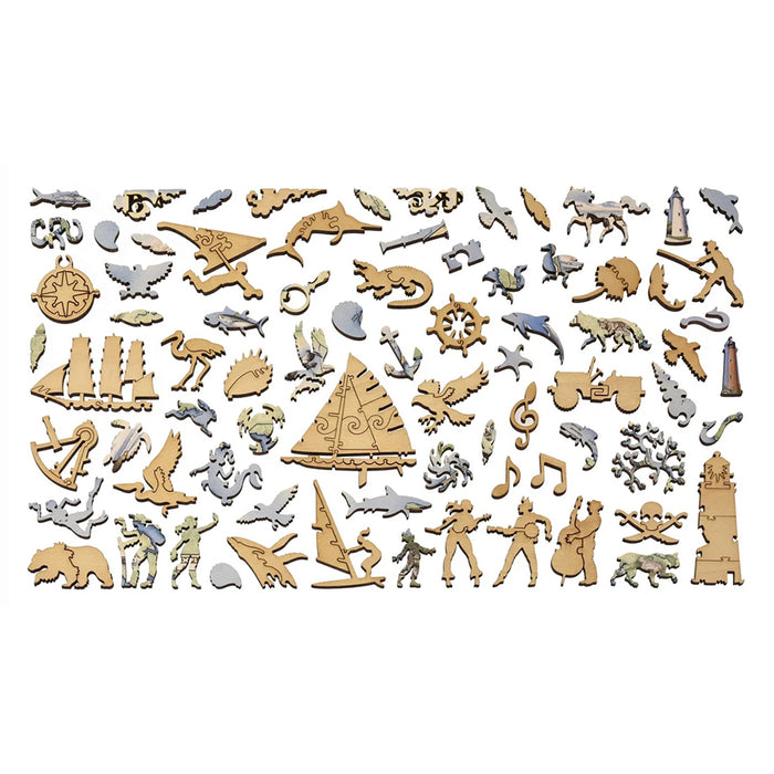 Outer Banks Xplorer Map Wooden Puzzle