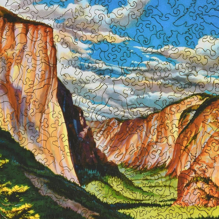 Yosemite United Airlines Wooden Puzzle