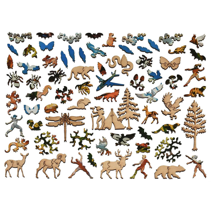 Yosemite United Airlines Wooden Puzzle
