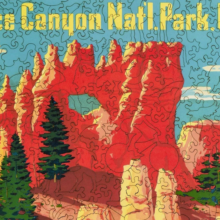 Bryce Canyon Union Pacific Railroad Wooden Puzzle