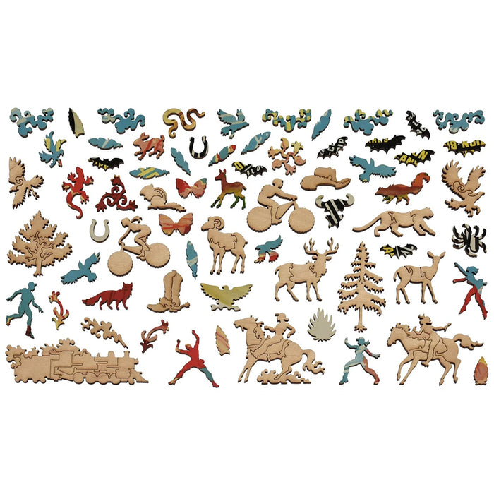 Bryce Canyon Union Pacific Railroad Wooden Puzzle