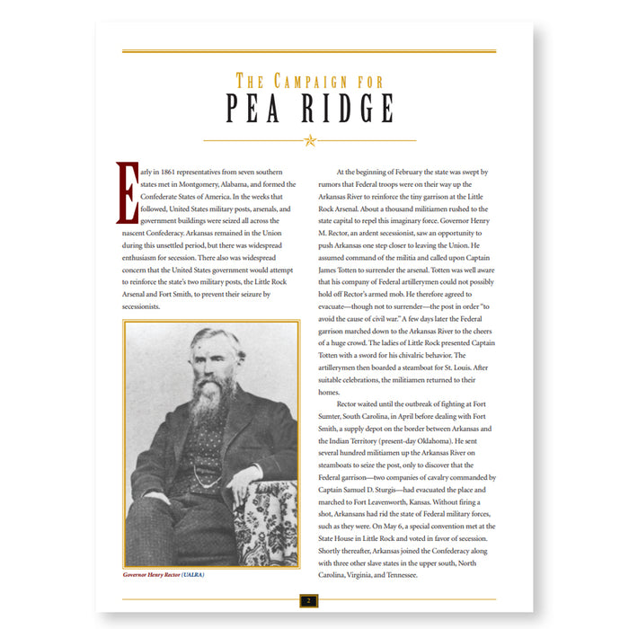 National Park Civil War Series: Pea Ridge