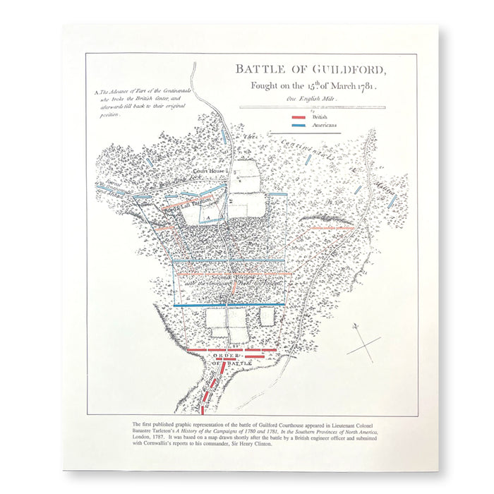 Map: Battle of Guilford/Tarleton