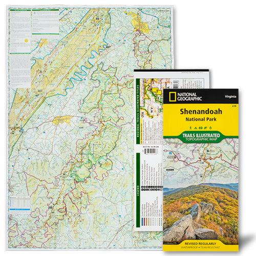 Shenandoah National Park Trails Illustrated Topographical Map