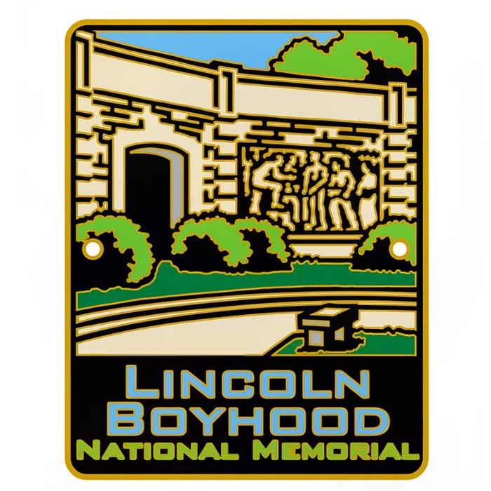 Lincoln Boyhood National Memorial Hiking Stick Medallion