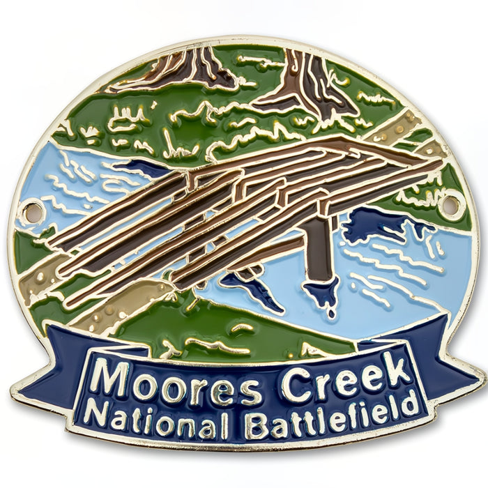Moores Creek National Battlefield Hiking Stick Medallion