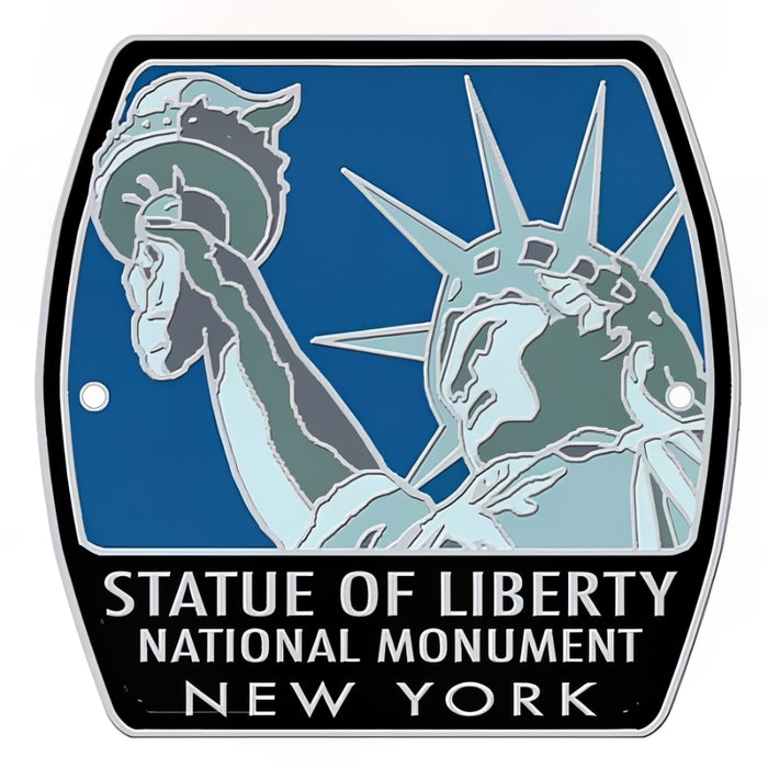 Statue of Liberty Hiking Stick Medallion