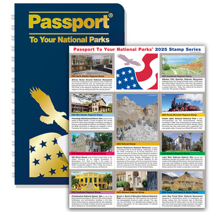 Passport To Your National Parks® Classic Edition and 2025 Stamp Set