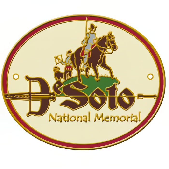 De Soto Hiking Stick Medallion